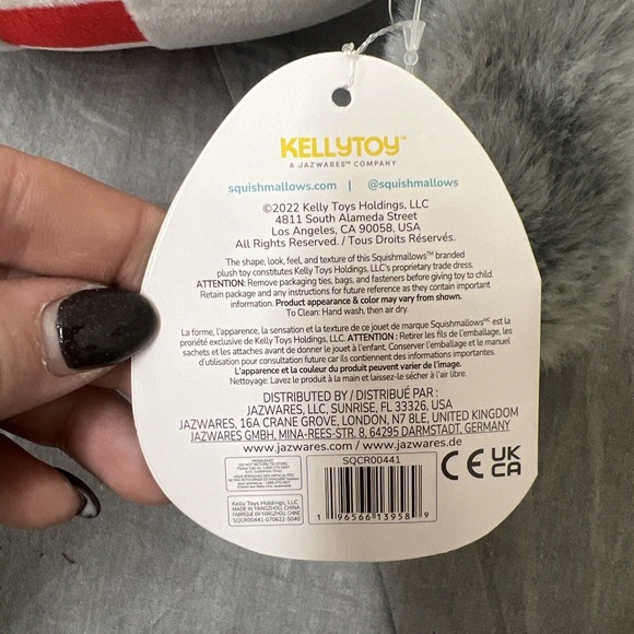 Squishmallow Holiday Ivy Dog 8” & Carol 5" Kellytoy 2022 NWT Plush Stuffed Chrty - Picture 7 of 10